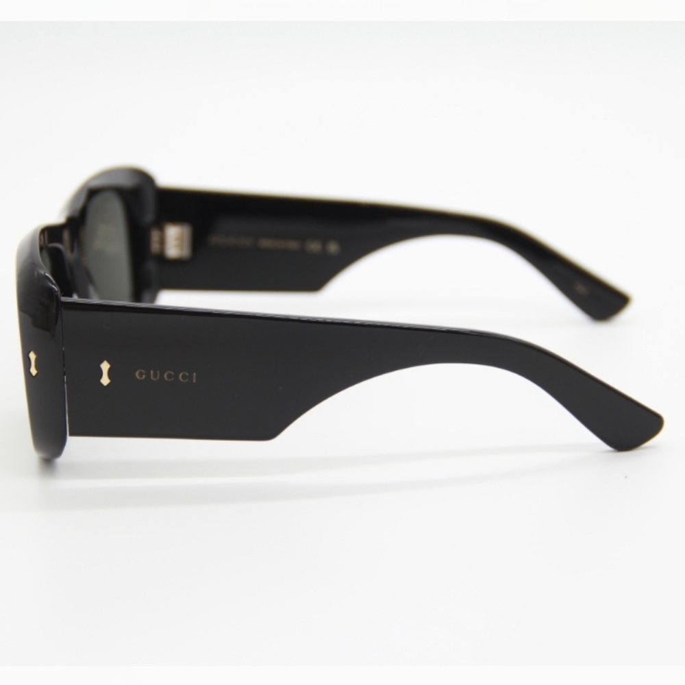 NEW GUCCI BLACK UNISEX SUNGLASSES  GG1080S 001 GUCCI OVERSIZED EYEWEAR - Picture 5 of 12